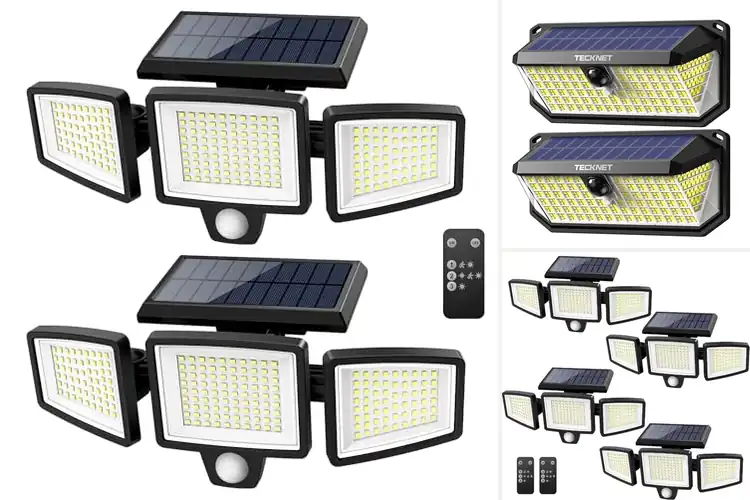 Detailed view of Best Solar LED Security Lights