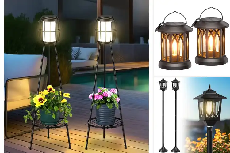 Detailed view of Best Solar Patio Lamps